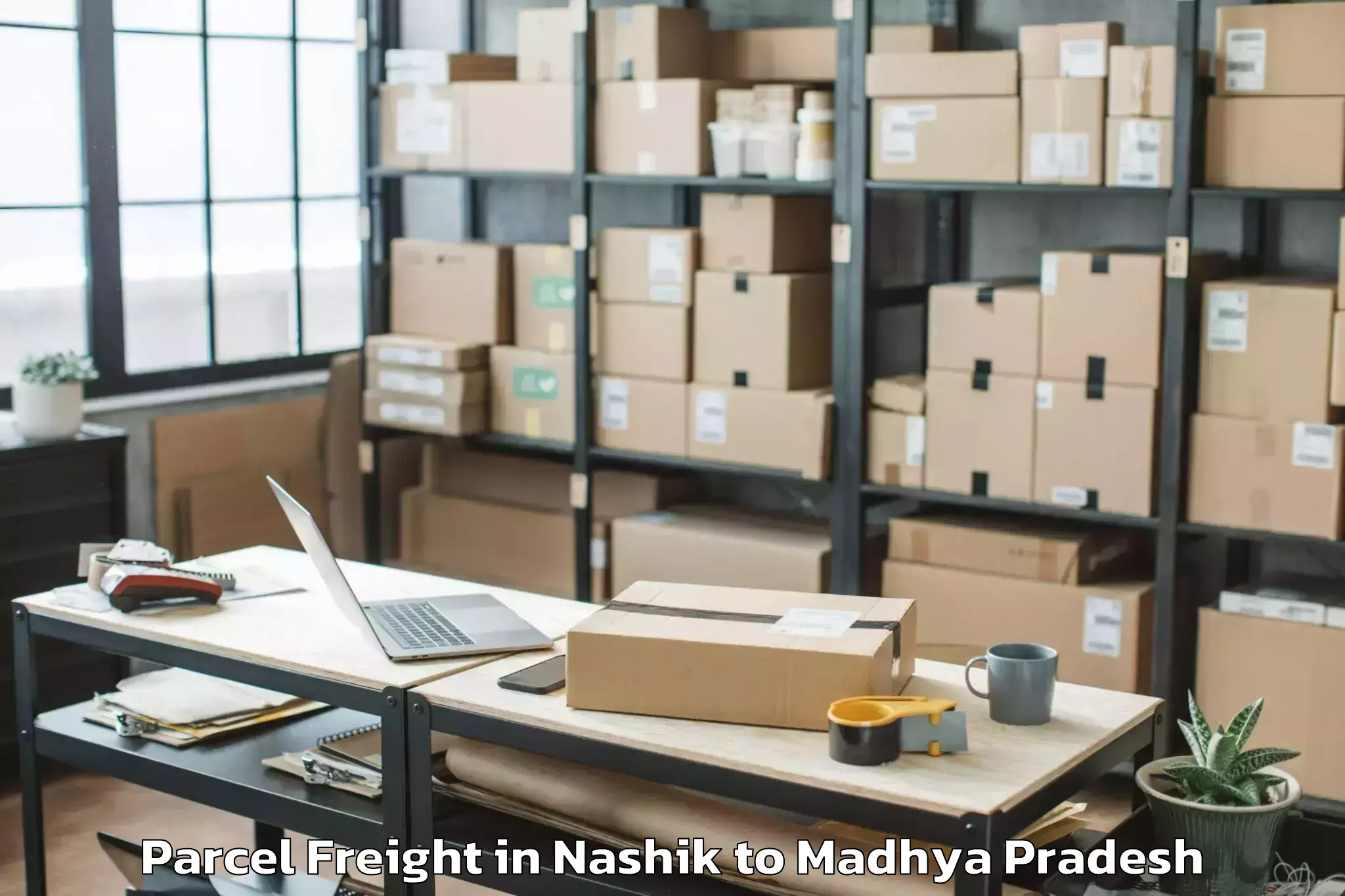 Get Nashik to Badnawar Parcel Freight